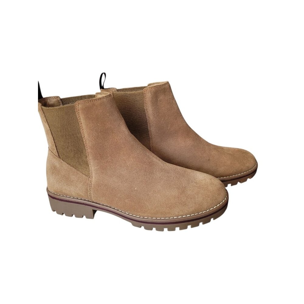 Crown Vintage Tipryn Chelsea Boot Pull On Women’s Size 10M Brown Suede